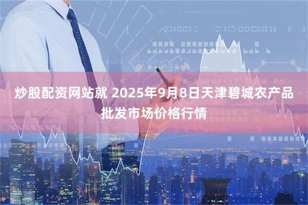 炒股配资网站就 2025年9月8日天津碧城农产品批发市场价格行情